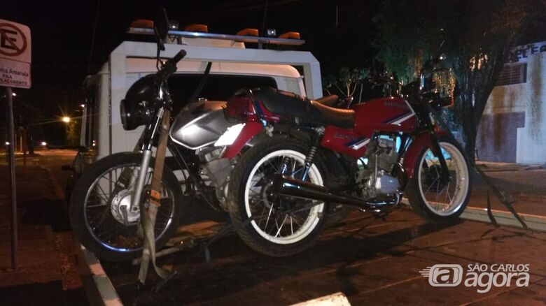 Dupla é detida com motos furtadas no Antenor Garcia - Crédito: Divulgação