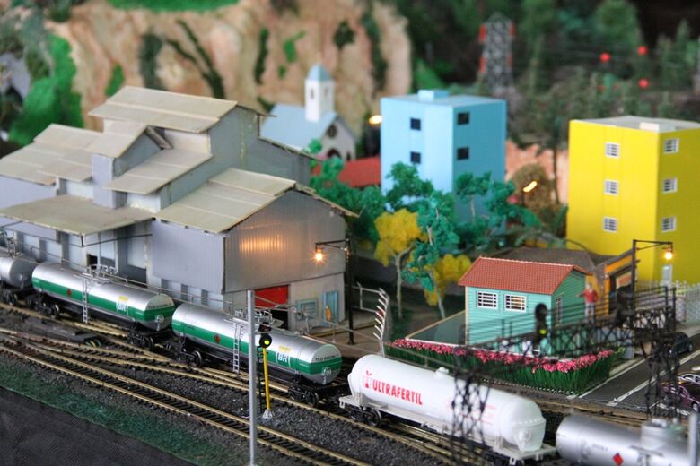 Mais de 20 maquetes devem participar do 11º Encontro de Ferromodelismo - Crédito: Divulgação
