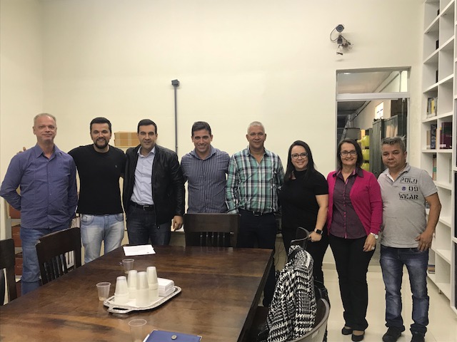 Vereadores Rodson e Lucão recebem representantes de sindicato - Crédito: Divulgação