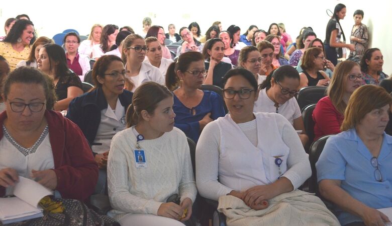 Enfermeiras da atenção básica participam de capacitação sobre teste do pezinho - Crédito: Divulgação