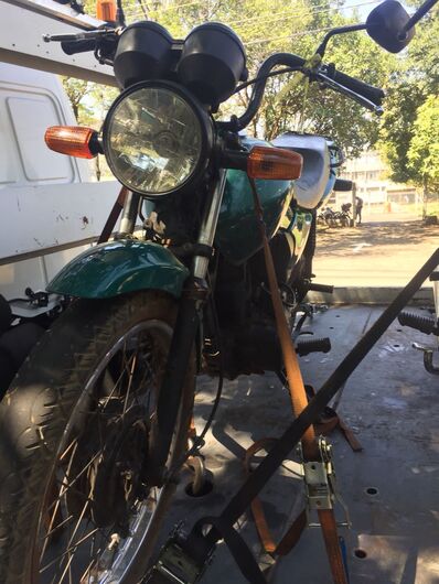Garoto de 15 anos dava um ‘rolê’ em moto adulterada - Crédito: Luciano Lopes