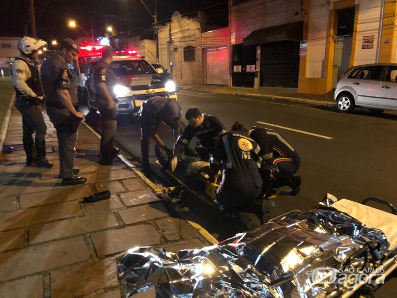 Homem tenta matar casal a facadas - Crédito: Araraquara 24 h