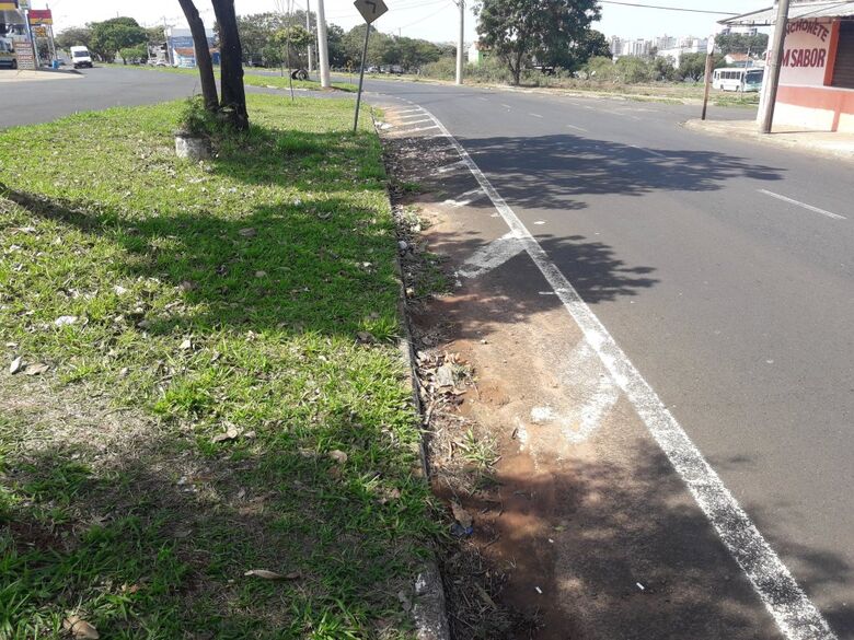 Trecho da Av.Bruno Ruggiero Filho, palco de muitos acidentes: Sérgio Rocha faz apelo para instalação de redutor de velocidade - Crédito: Divulgação