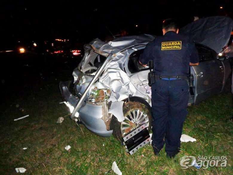 Casal de Ibaté sofre grave acidente na Washington Luís - Crédito: Rota das Notícias