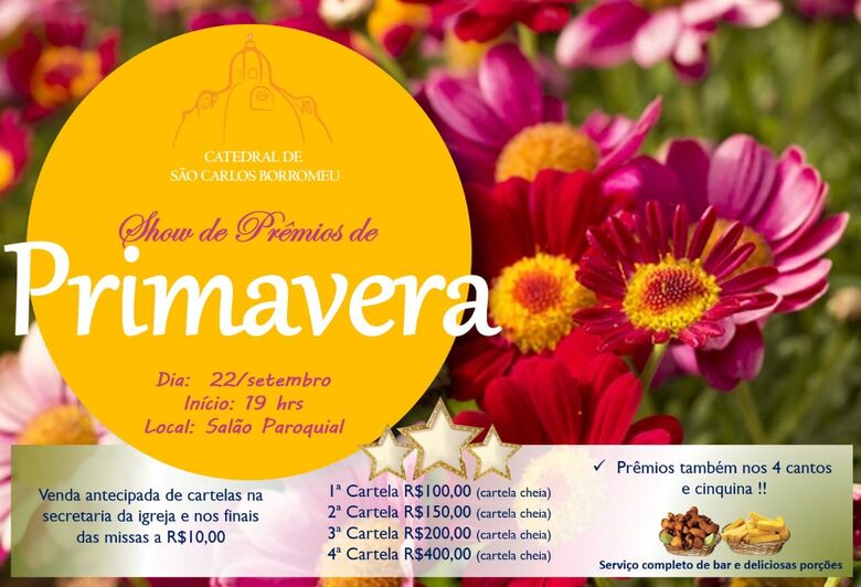 Catedral São Carlos realiza show de prêmios -
