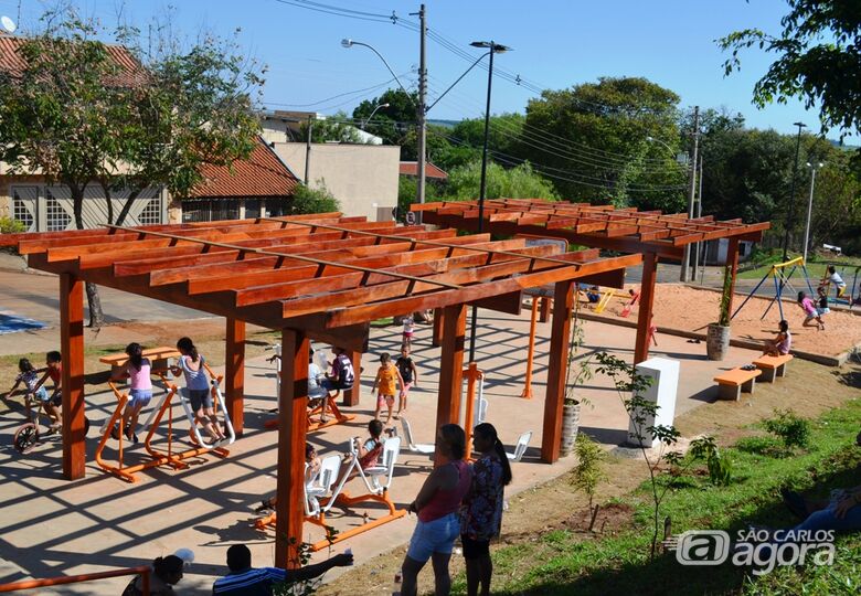 Praça Ely Paulo Venâncio é inaugurada no Jardim Beatriz - Crédito: Divulgação