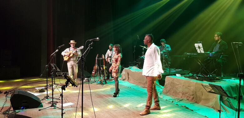 Regina Dias, Rodrigo Zanc e André de Souza no Teatro: Música de qualidade que merece apoio da cidade - Crédito: Glorinha Saratt