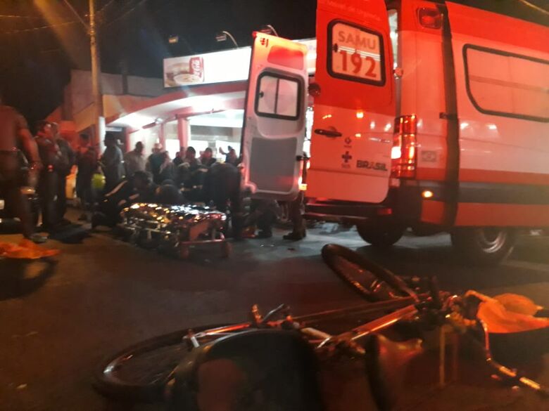 Ciclista sofre ferimentos graves após acidente no Aracy 2 - Crédito: Luciano Lopes