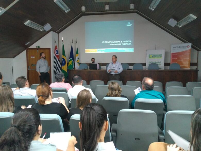 Palestra “Programa Nos Conformes” esclarece dúvidas sobre a Lei Complementar 1.320/2018 - Crédito: Divulgação