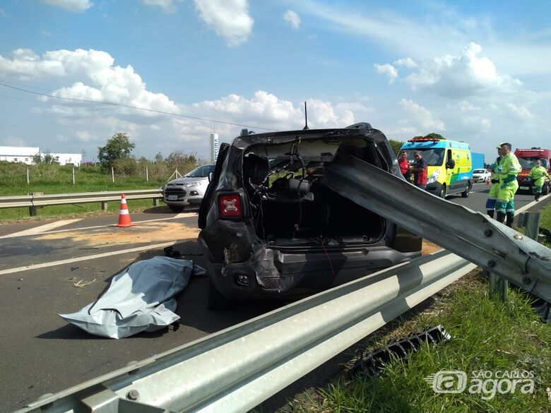 Acidente entre carro e caminhão deixa um morto na SP-332 - Crédito: Wagner Luan Cabocla FM