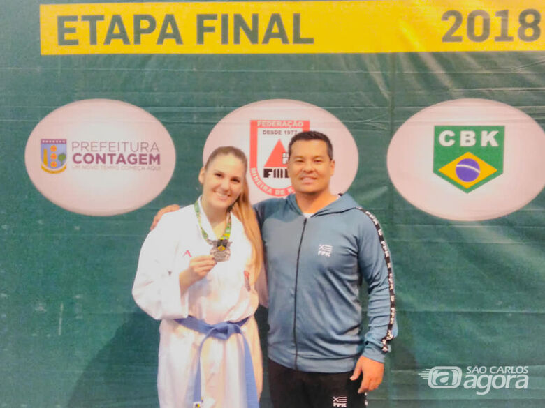 São-carlenses conquistam seis medalhas nas finais do Brasileiro de Karatê - Crédito: Divulgação