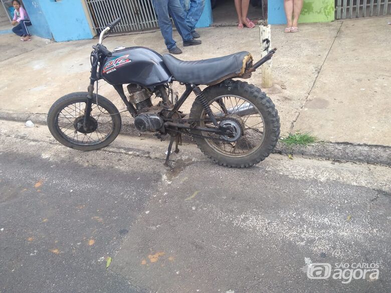 Moto furtada em São Carlos é apreendida em Ibaté - Crédito: Divulgação