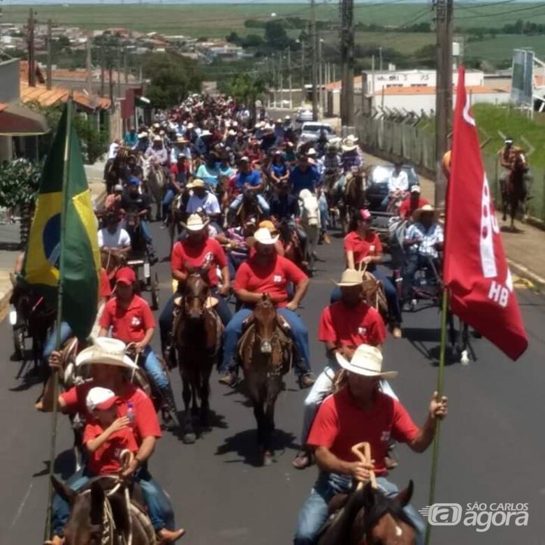Cavalgada de São Francisco de Assis movimenta domingo em Ibaté - Crédito: Divulgação
