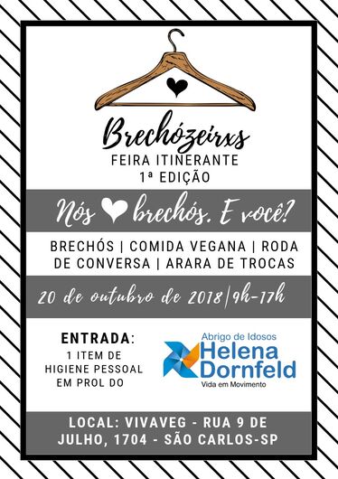 1ª Feira de Brechós é organizada por estudantes da Fatec e do Senac São Carlos -