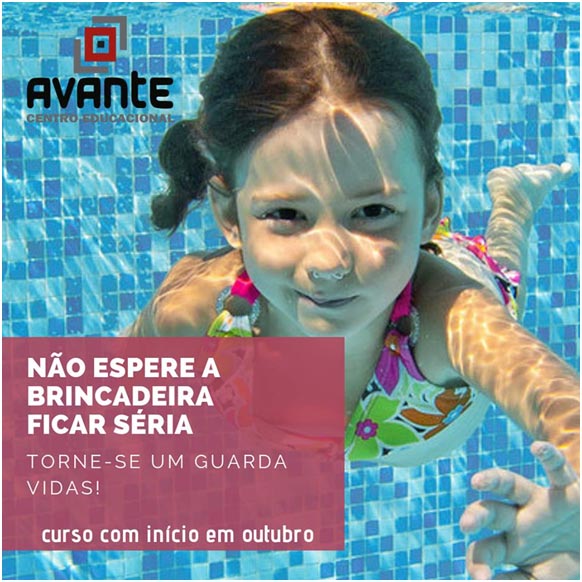 Curso de guarda-vidas com matrículas abertas na Avante - Crédito: Avante