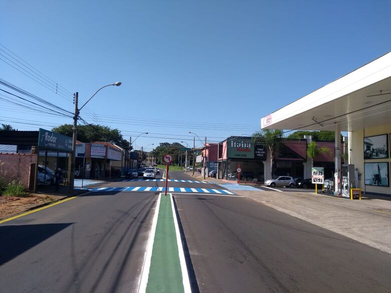 Prefeitura está revitalizando a avenida São Carlos - Crédito: Divulgação