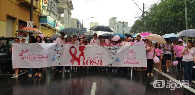 Caminhada encerra Outubro Rosa em São Carlos - Crédito: Divulgação