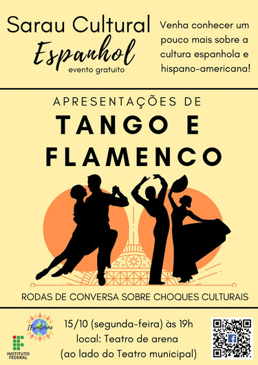IFSP realiza o II Sarau Cultural Espanhol no Teatro de Arena em São Carlos -