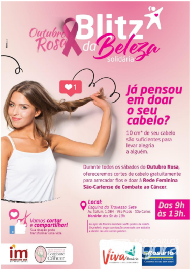 Farmácia Rosário realiza a campanha Blitz da Beleza Solidária - 