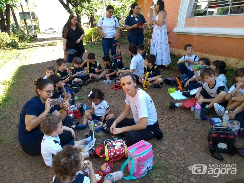 Dia da Árvore é comemorado com visita a biblioteca - Crédito: Divulgação