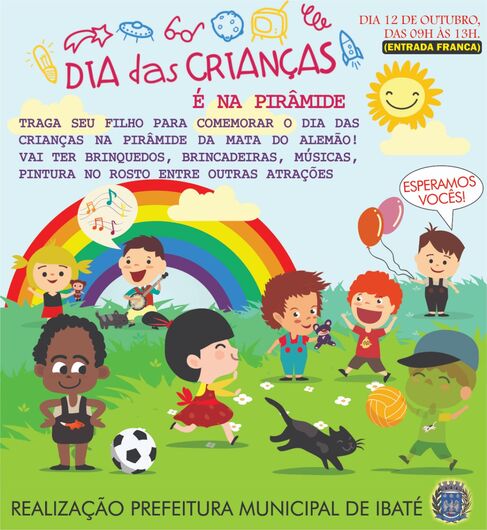 Prefeitura de Ibaté realizará tradicional Festa das Crianças -