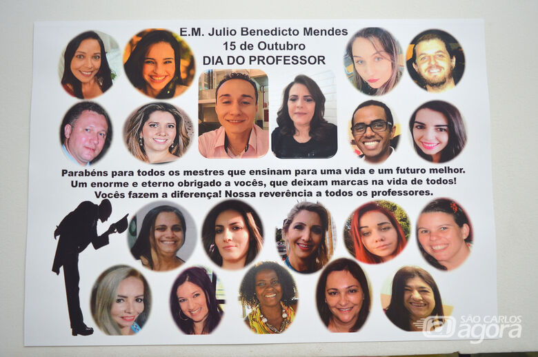 Escola de Ibaté homenageia professores - Crédito: Divulgação