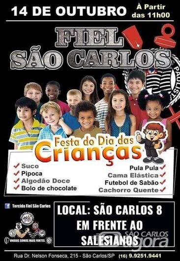Fiel Torcida de São Carlos promete um domingo animado para as crianças no São Carlos 8 - 