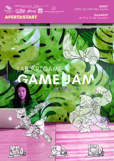 Coletivo LabArtGame realiza sua 1ª Game jam em parceria com alunos da USP São Carlos -