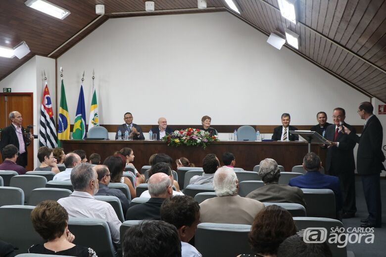 Eurípedes Sales recebeu título de “Cidadão Honorário de São Carlos” - Crédito: Divulgação