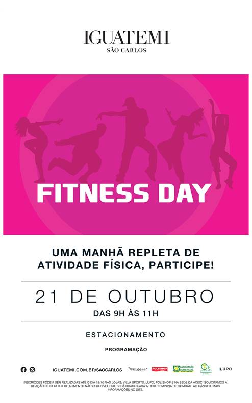 Acisc apoia o 4º Fitness Day de conscientização sobre o Outubro Rosa -