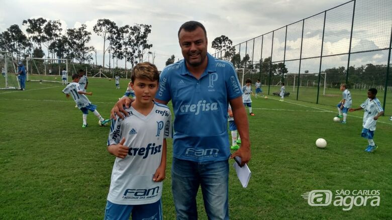 Atleta de São Carlos realiza avaliação no Palmeiras - Crédito: Divulgação