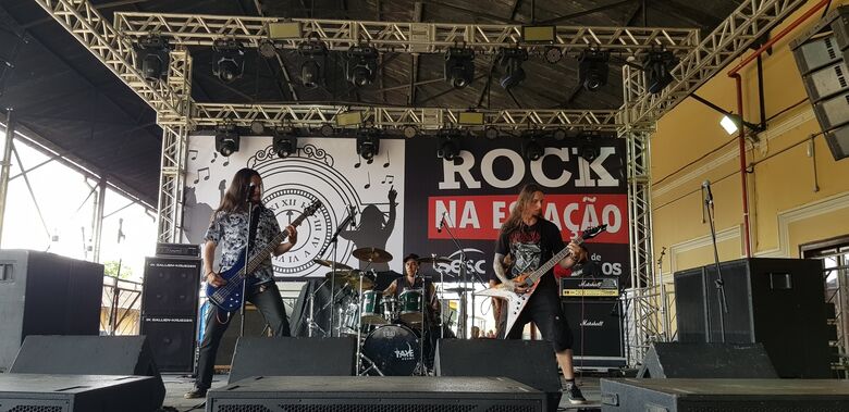 Rock na Estação atrai grande público - Crédito: Divulgação