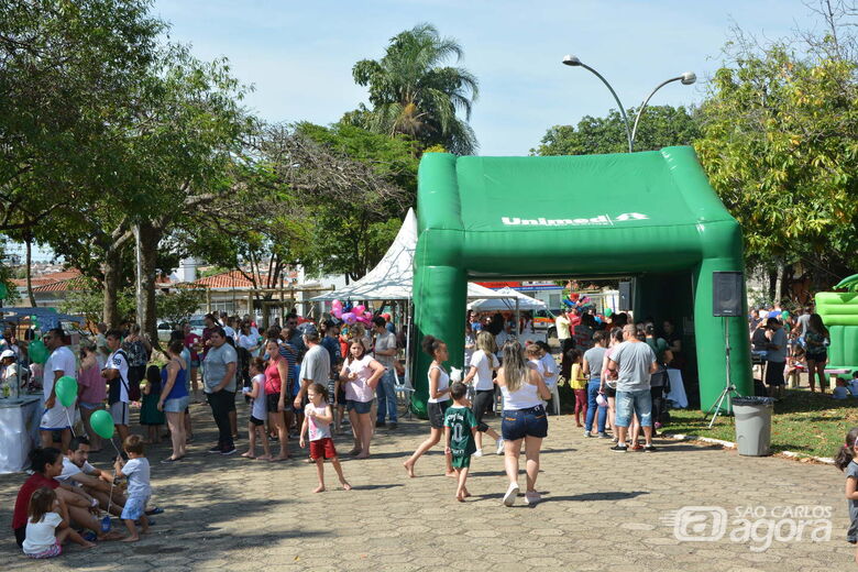 Unimed na Praça reúne 1.500 crianças na Praça Brasil - Crédito: Divulgação
