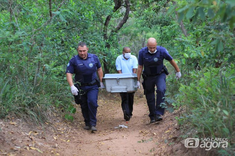 Corpo é encontrado enterrado em mata no Zavaglia - Crédito: Marco Lucio