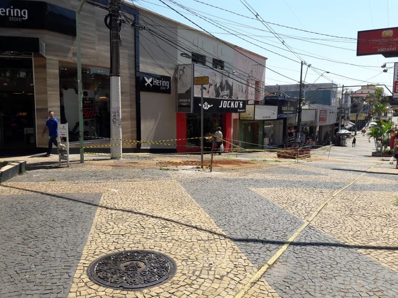 Obras para revitalização do Calçadão da General tem início - Crédito: Maycon Maximino