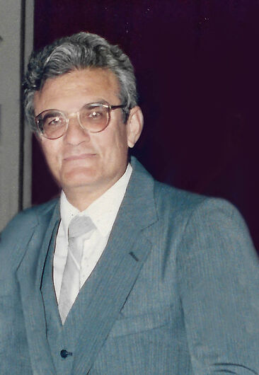 O Professor Walter Blanco da Escola Paulino Carlos - Crédito: Cirilo Braga/Álbum de família