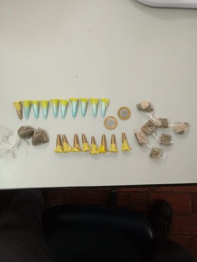Polícia Militar prende desocupado acusado de tráfico -