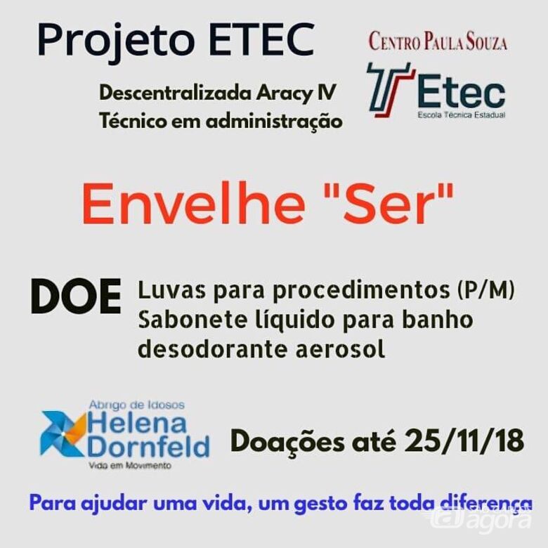 Ação social de alunos da Etec Centro Paula Souza irá ajudar abrigo Helena Dornfeld - 