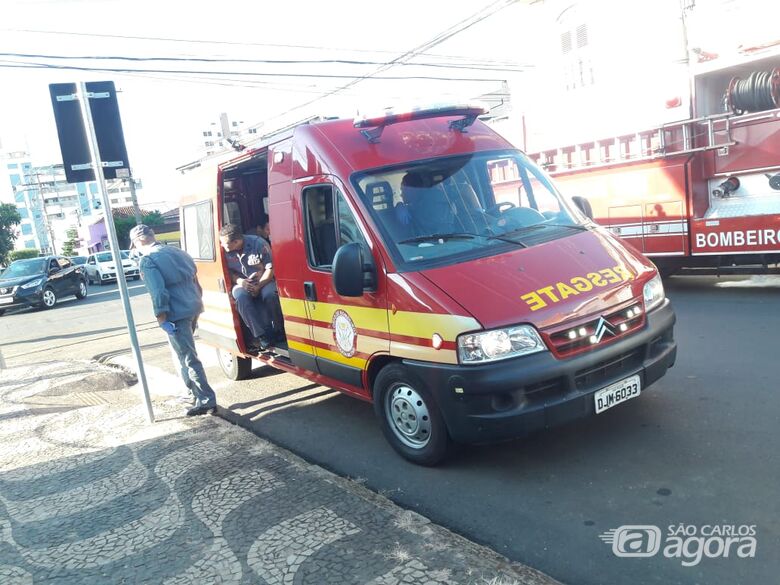 Colisão deixa motociclista ferida no Centro - Crédito: Maycon Maximino