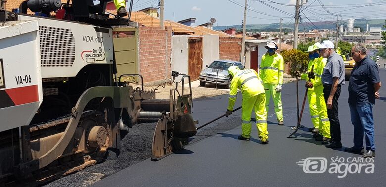 Prefeitura inicia segunda etapa do recapeamento no Cidade Aracy - Crédito: Divulgação