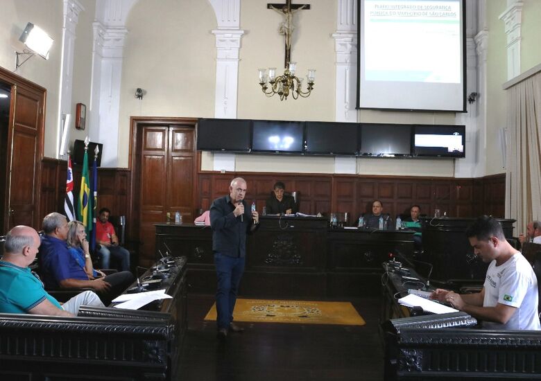Samir Gardini apresenta Plano Municipal de Segurança Pública - Crédito: Divulgação
