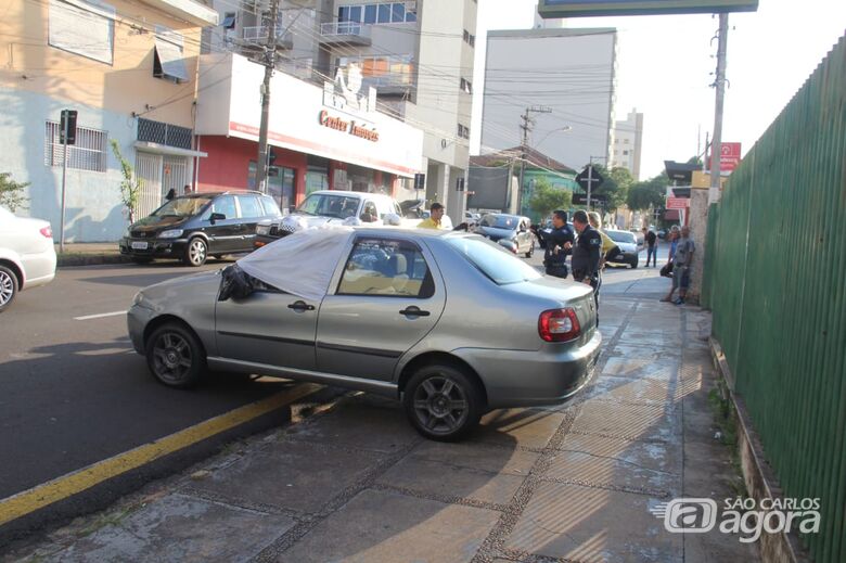 Funcionário de hotel fica ferido durante ataque a agência bancária no Centro - Crédito: Maycon Maximino