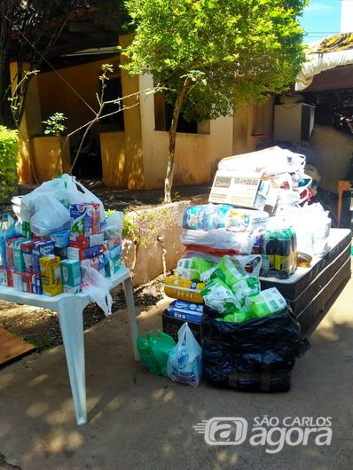 Comunidade Missionária Divina Misericórdia recebe doações de campanha solidária - Crédito: Marcos Escrivani