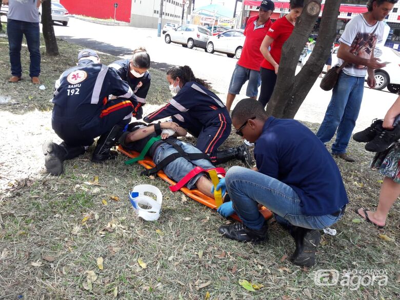 Motociclistas colidem na Vila Prado; um ferido - Crédito: Maycon Maximino