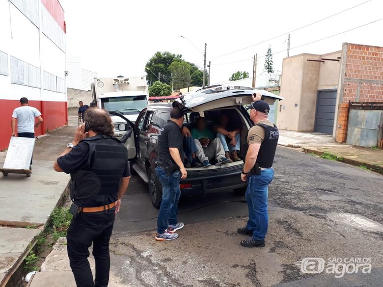Operação conjunta termina com a prisão de 40 pessoas em São Carlos e região - Crédito: Divulgação