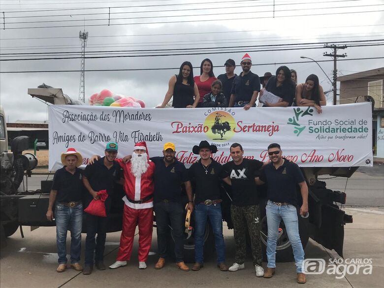 Comissão Paixão Sertaneja Comemora ano de recordes com Caminhão Solidário - Crédito: Divulgação