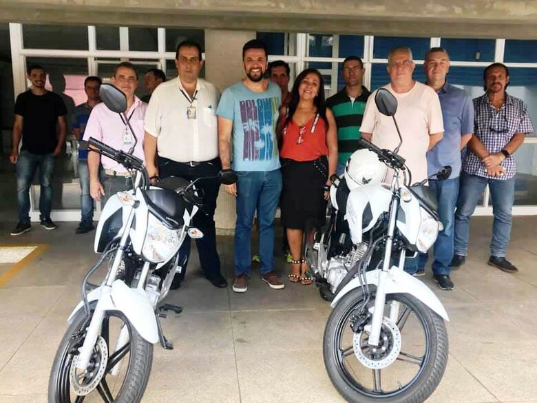 Vereador Rodson conquista motocicleta para o setor de fiscalização da Prefeitura - Crédito: Divulgação