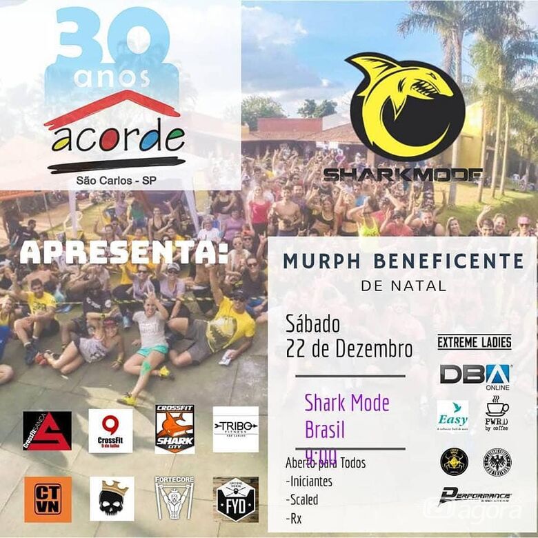 Shark Mode Brasil realiza ‘Murph Beneficente’ em prol da ACORDE - 