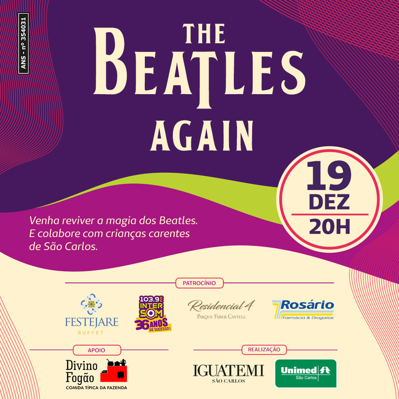 Unimed São Carlos e Shopping Iguatemi apresentam Show Beneficente com a banda The Beatles Again - 