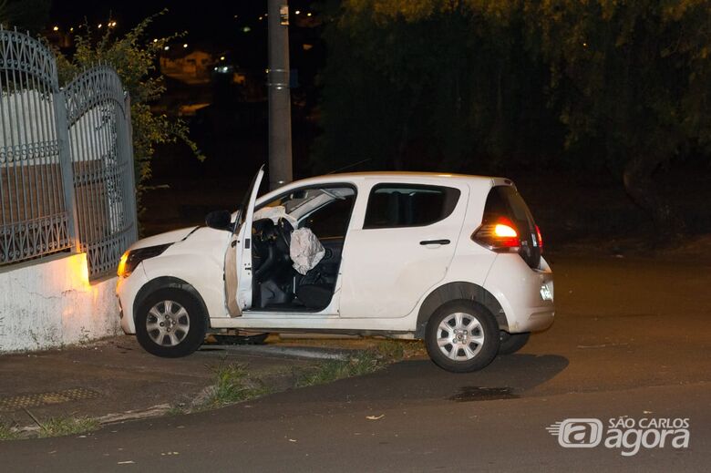 Motorista avança pare e causa acidente deixando duas pessoas feridas no Jardim Macarengo - Crédito: Marco Lúcio